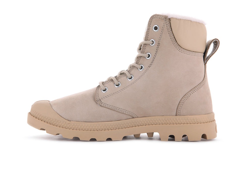 Botas Palladium PAMPA SPORT CUFF WPS Mujer Warm Sand | Costa Rica-61509